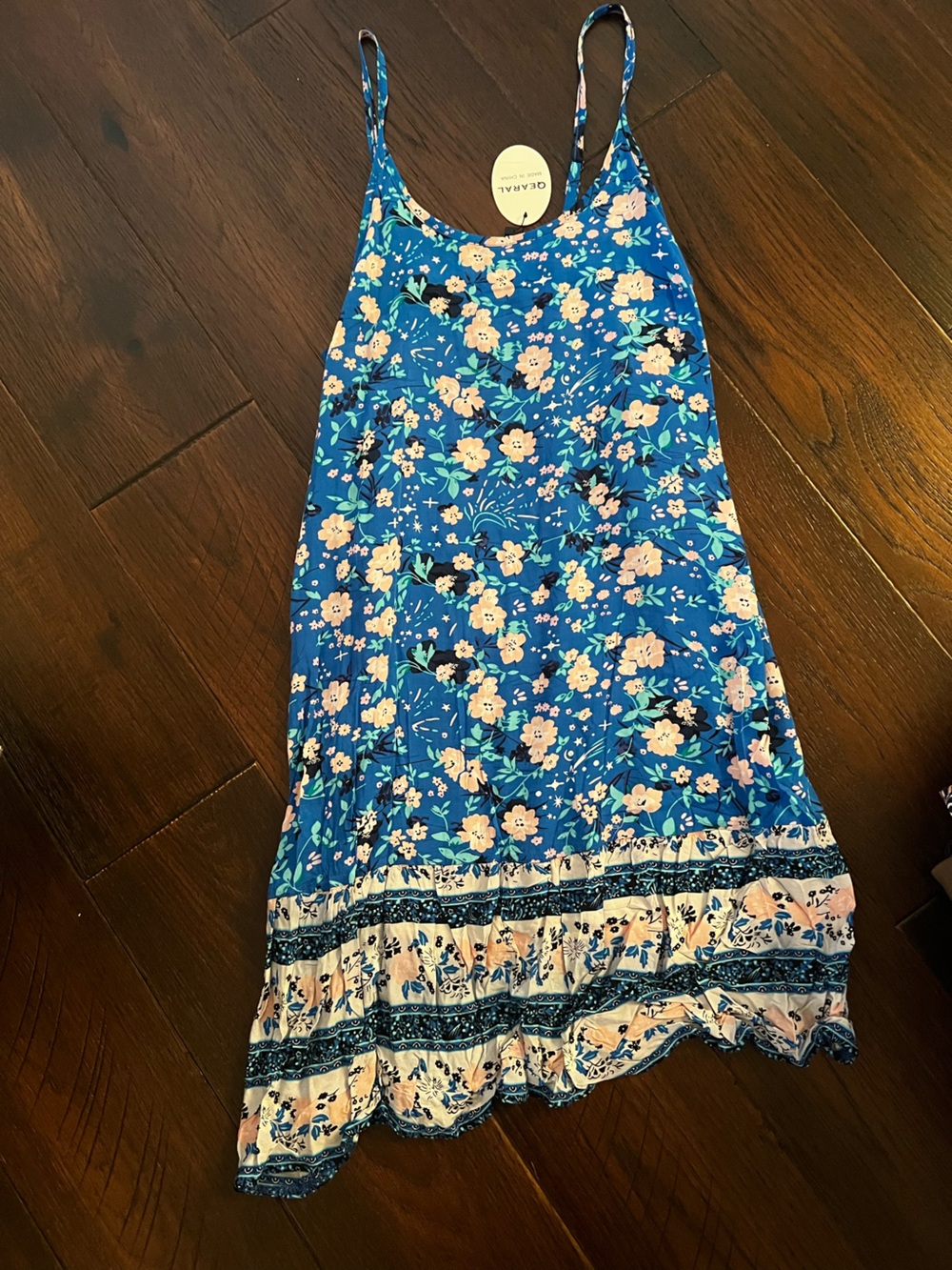 Boho floral dress with pockets